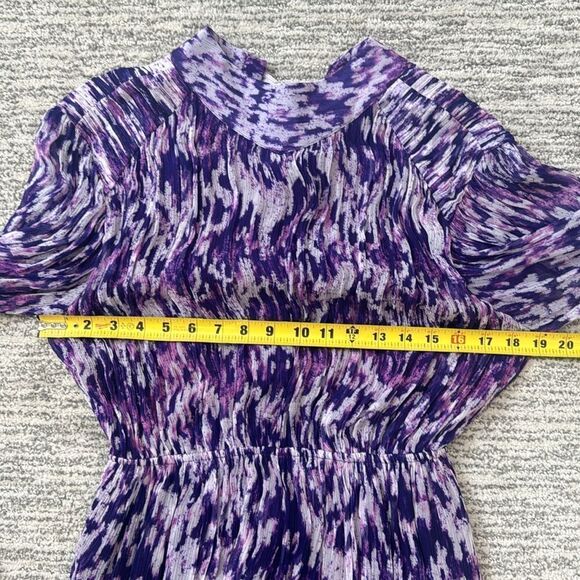 NWT Hemant & Nandita Anum Mini Dress Purple Medium - Picture 11 of 16